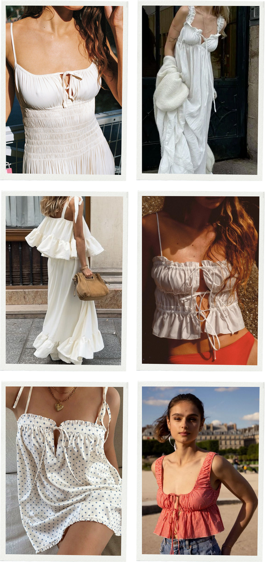 Inspirations de robes et tops  du patron Chloé pour un niveau de couture avancé