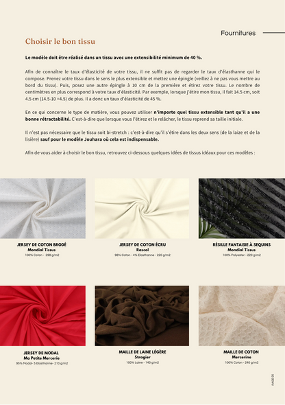 Patrons de couture : Les basiques
