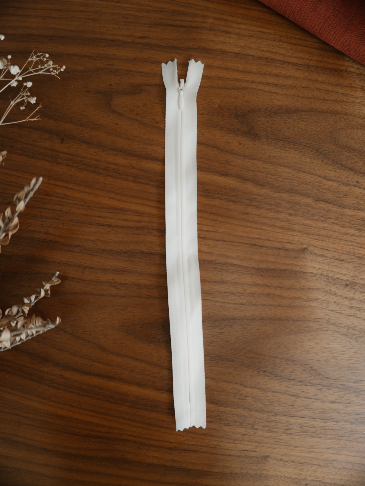 Fermeture à glissière invisible non séparable 25 cm