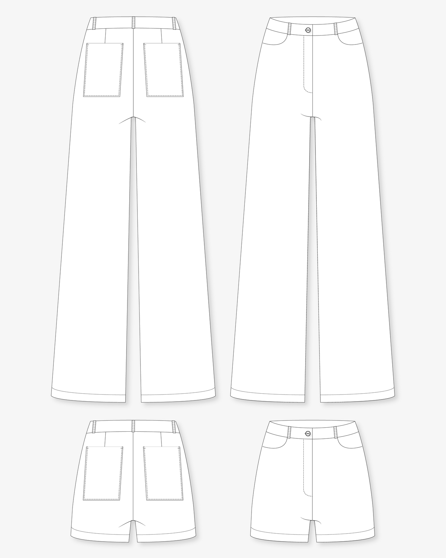 Patron de couture : le pantalon / short Eden