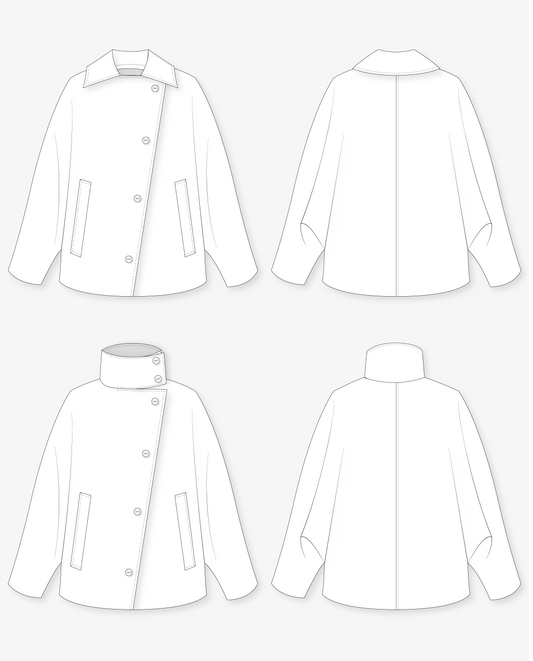 Patron de couture : le manteau Adèle