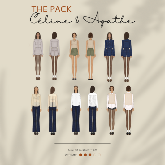 PDF Pattern - Céline & Agathe Pack