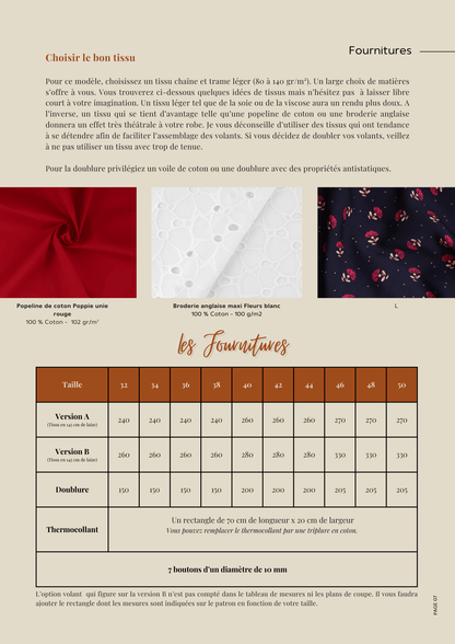 Patron PDF - Ivy - Evelyne PatternsRobeEvelyne Patterns