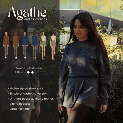 PDF Pattern - Céline & Agathe Pack - Evelyne PatternsPackEvelyne Patterns