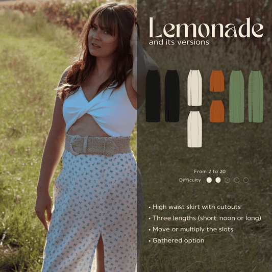 PDF Pattern - Lemonade - Evelyne PatternsJupeEvelyne Patterns